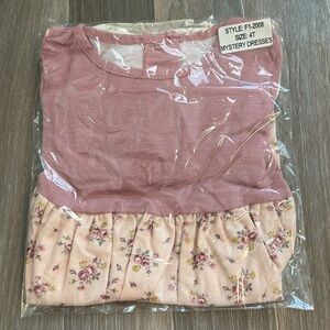 Ricrac & Ruffles - Flower dress - 4T